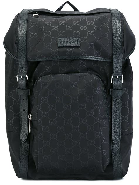 mens gucci bookbag|Gucci print backpack for men.